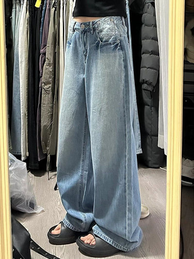 Mina Faded Skater Fit Jeans-korean-fashion-Jeans-Mina's Closet-OH Garments