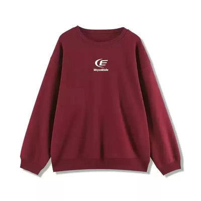 Mina Logo Sports Crewneck-korean-fashion-Crewneck-Mina's Closet-OH Garments