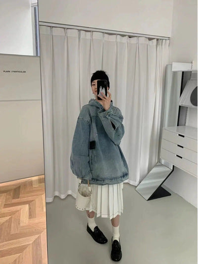 Mina Oversized Hooded Denim Jacket-korean-fashion-Jacket-Mina's Closet-OH Garments