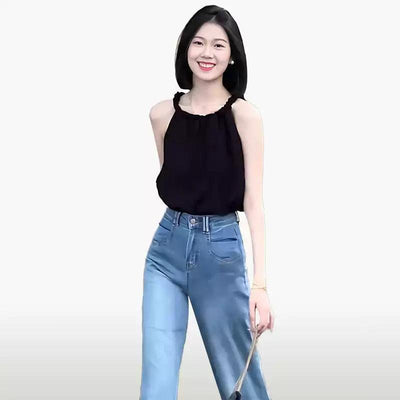 Mina Pleated Babydoll Camisole-korean-fashion-Camisole-Mina's Closet-OH Garments