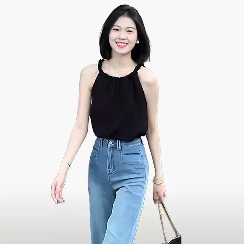Mina Pleated Babydoll Camisole-korean-fashion-Camisole-Mina's Closet-OH Garments