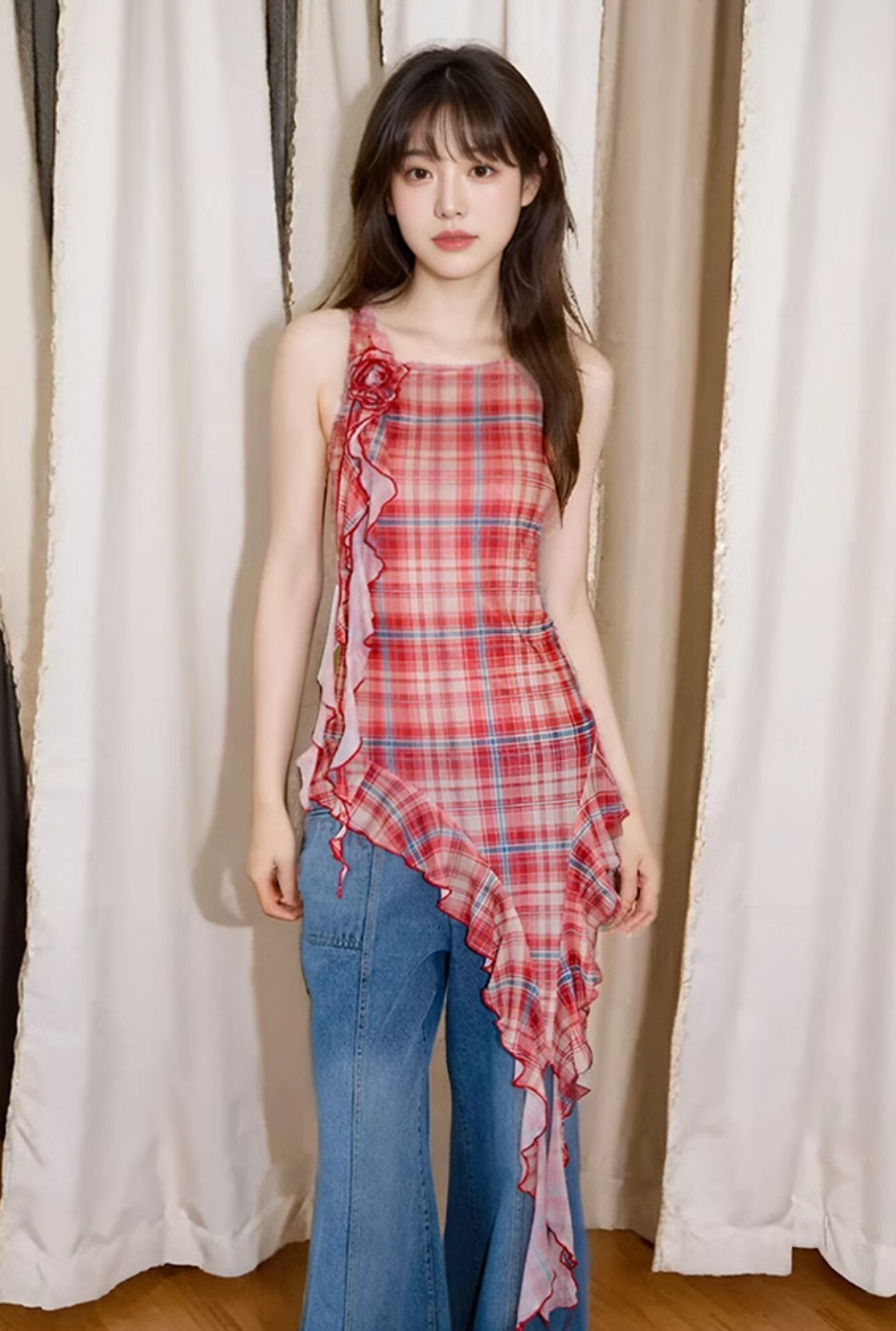 Mina Ruffles Extra Detail Blouse-korean-fashion-Blouse-Mina's Closet-OH Garments