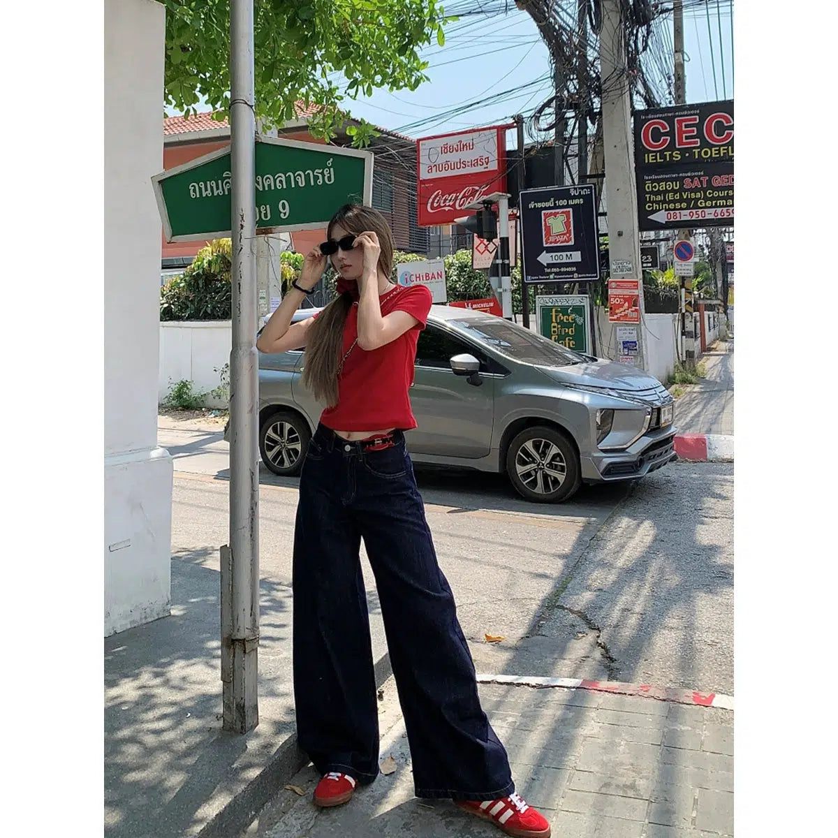 Mina Straight Wide Leg Jeans-korean-fashion-Jeans-Mina's Closet-OH Garments
