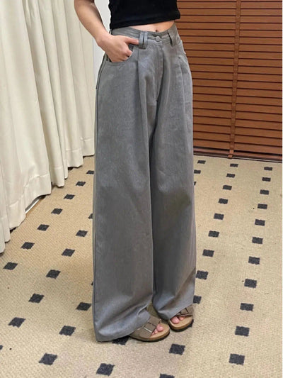 Mina Versatile Pleated Comfty Pants-korean-fashion-Pants-Mina's Closet-OH Garments