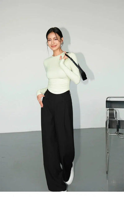 Neva High Waist Office Pants-korean-fashion-Pants-Neva's Closet-OH Garments