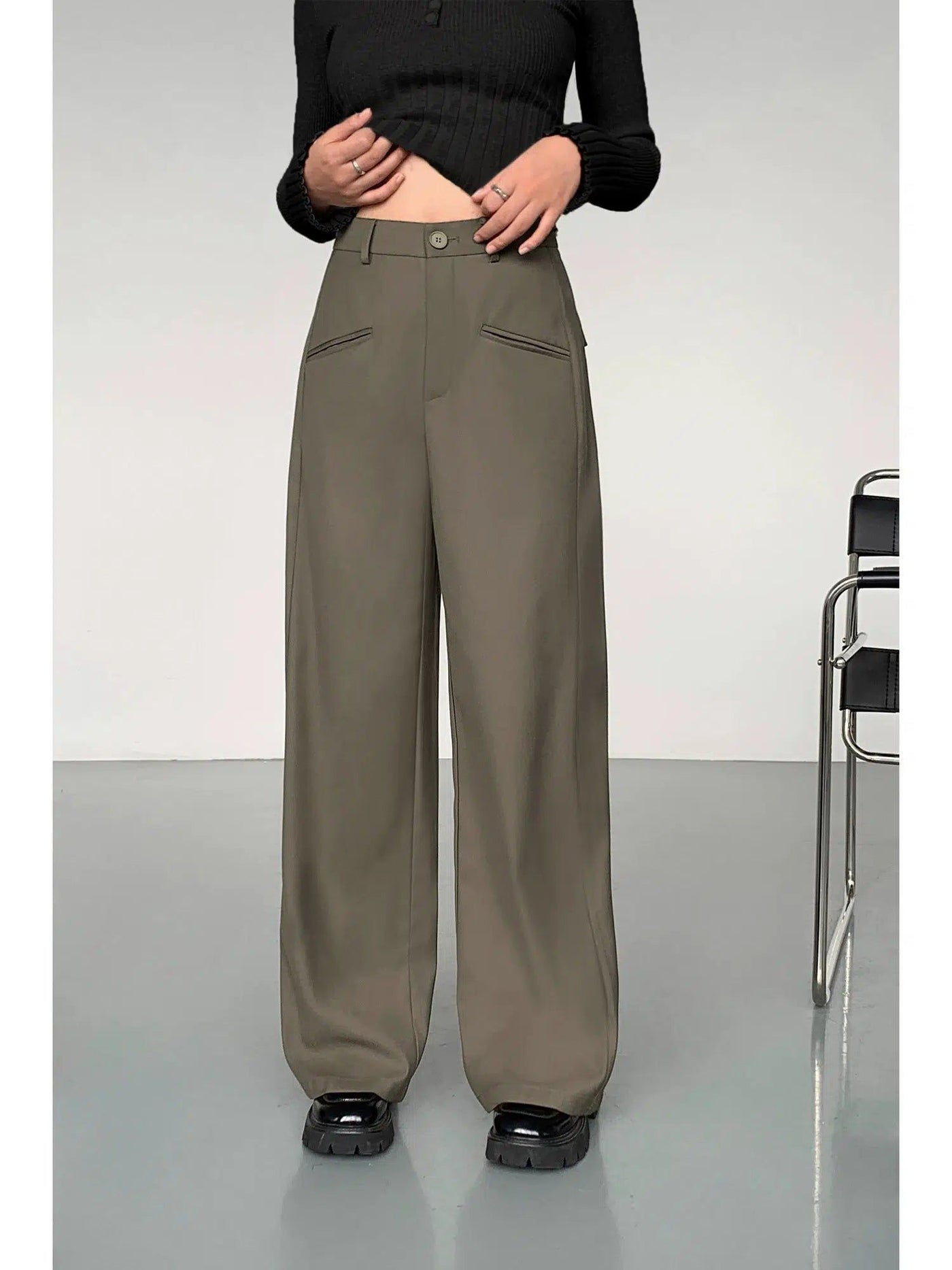 Neva High Waist Wide Pants-korean-fashion-Pants-Neva's Closet-OH Garments