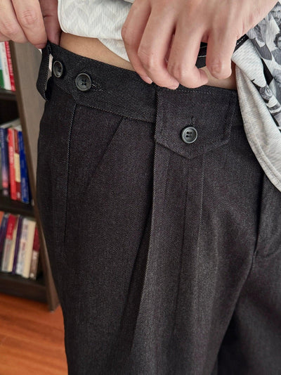 Nine Casual Pleated Shorts-korean-fashion-Shorts-Nine's Closet-OH Garments