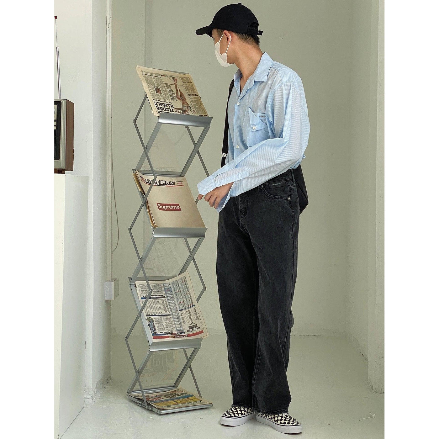 Nine Casual Regular Fit Jeans-korean-fashion-Jeans-Nine's Closet-OH Garments