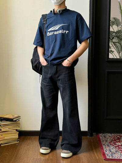 Nine Clean Fit Flare Jeans-korean-fashion-Jeans-Nine's Closet-OH Garments