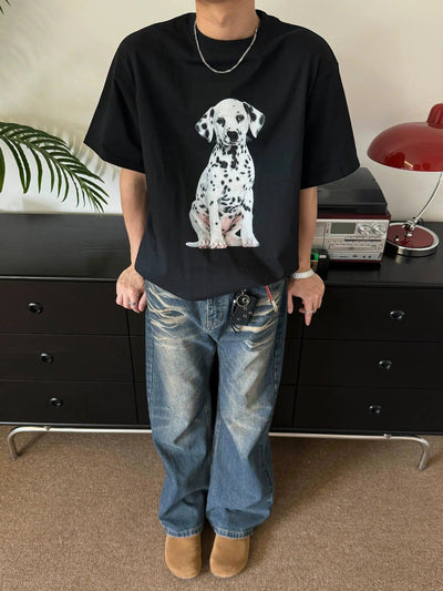 Nine Dalmatian Puppy T-Shirt-korean-fashion-T-Shirt-Nine's Closet-OH Garments