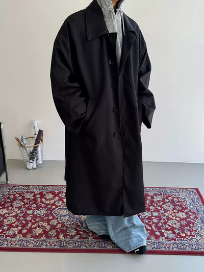 Nine Detachable Lining Trench Coat-korean-fashion-Long Coat-Nine's Closet-OH Garments