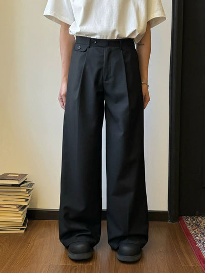 Nine Drape Pleated Trousers-korean-fashion-Trousers-Nine's Closet-OH Garments