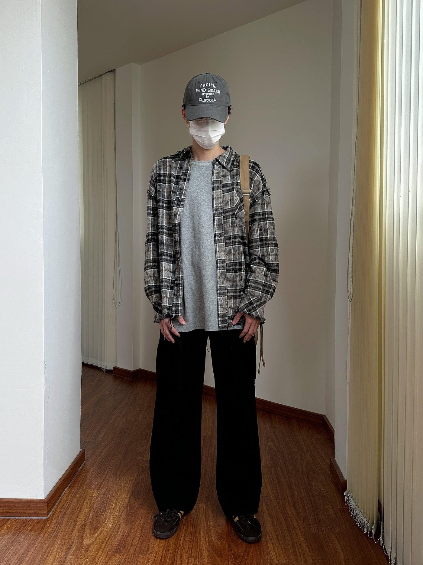Nine Essential Bootcut Cargo Pants-korean-fashion-Pants-Nine's Closet-OH Garments