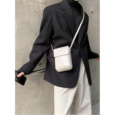 Nine Essential Leather Cross Body Bag-korean-fashion-Bag-Nine's Closet-OH Garments