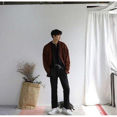 Nine Essential Long Knit Cardigan-korean-fashion-Cardigan-Nine's Closet-OH Garments