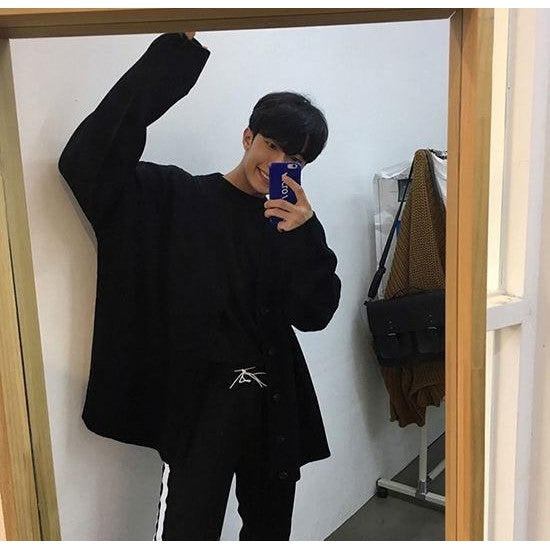 Nine Essential Long Knit Cardigan-korean-fashion-Cardigan-Nine's Closet-OH Garments