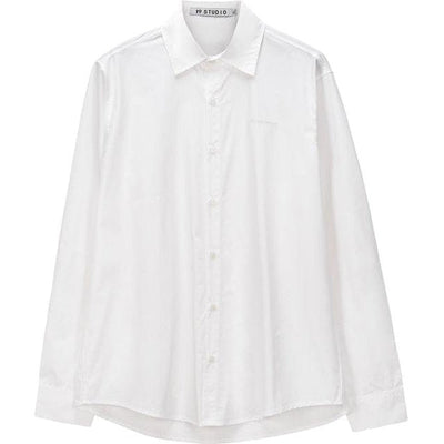 Nine Essential Oxford Shirt-korean-fashion-Shirt-Nine's Closet-OH Garments