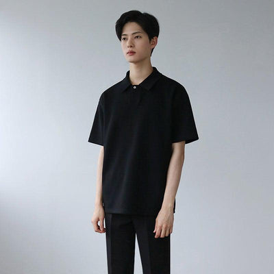Nine Essential Polo-korean-fashion-Polo-Nine's Closet-OH Garments