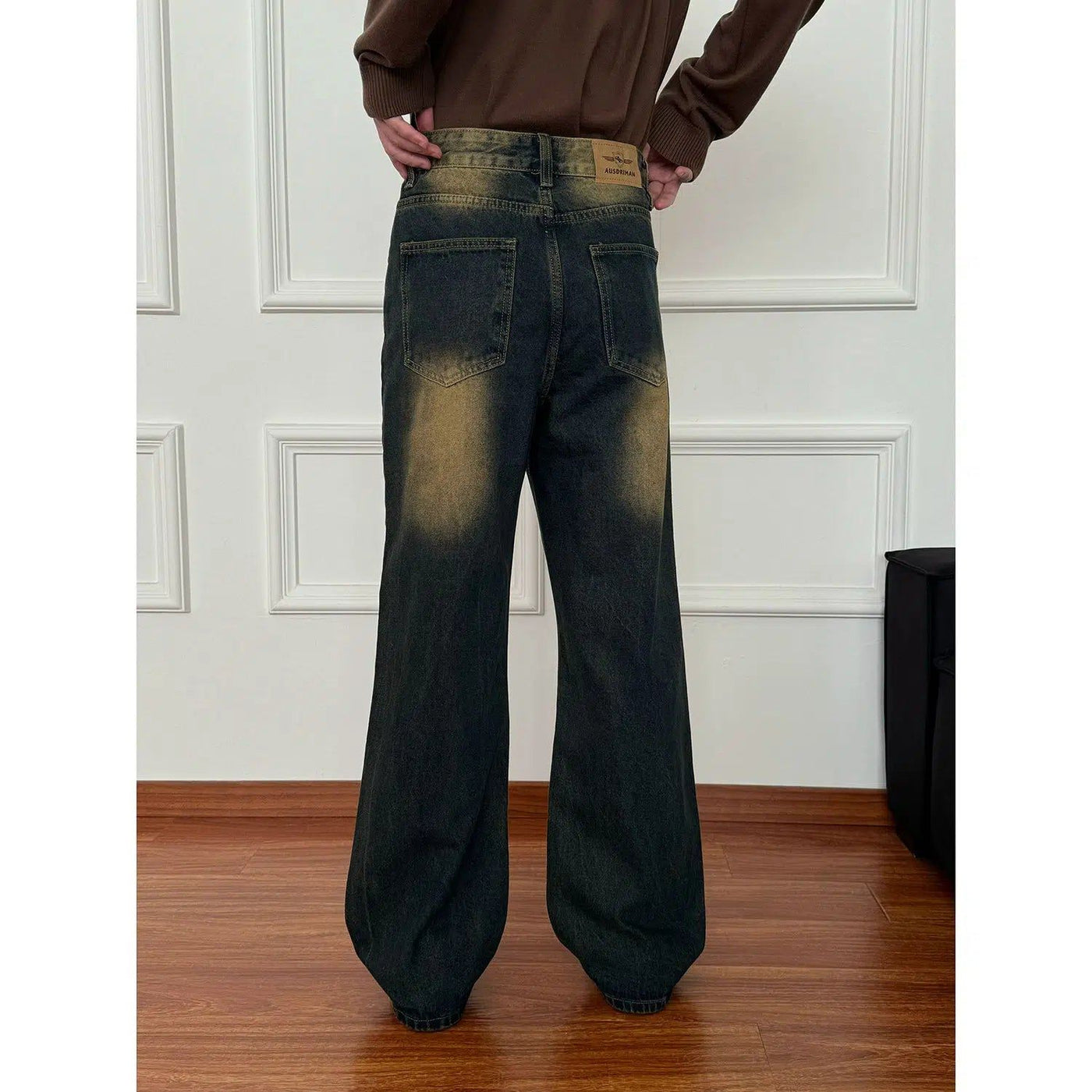 Nine Fade Emphasis Bootcut Jeans-korean-fashion-Jeans-Nine's Closet-OH Garments