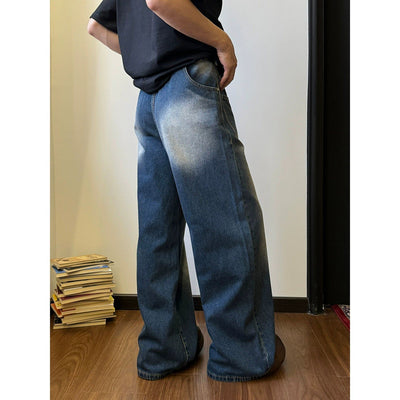 Nine Front Pocket Faded Jeans-korean-fashion-Jeans-Nine's Closet-OH Garments