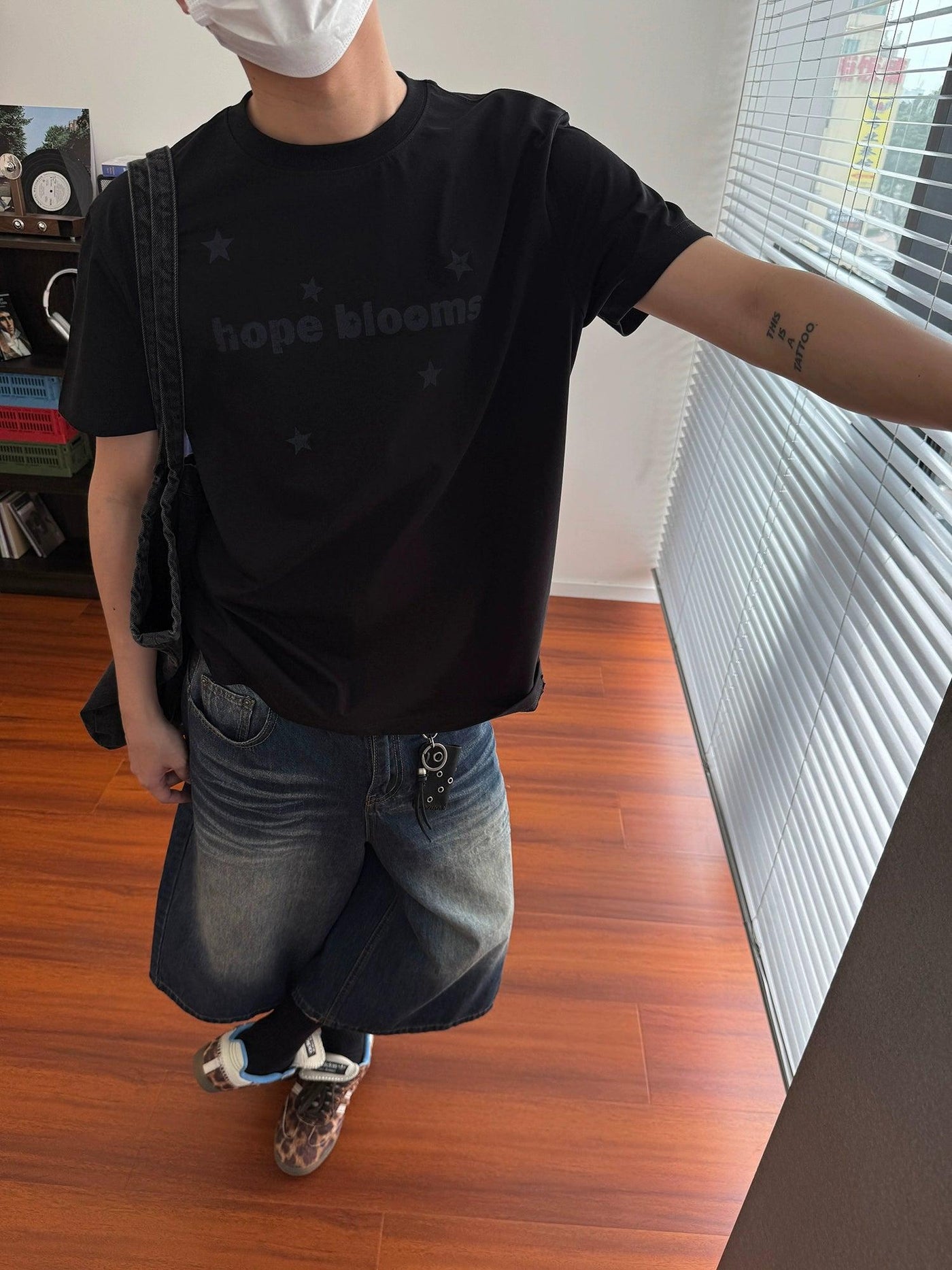 Nine Hope Blooms Print T-Shirt-korean-fashion-T-Shirt-Nine's Closet-OH Garments