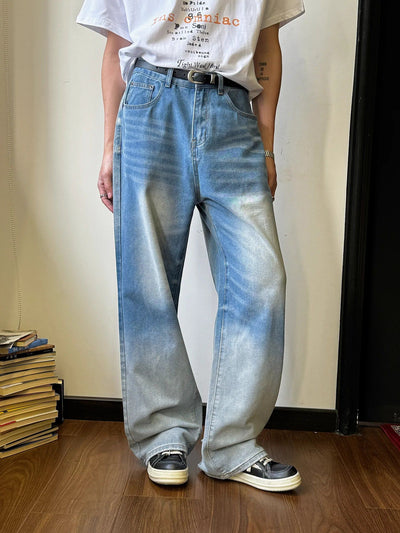 Nine Light Fade Spots Jeans-korean-fashion-Jeans-Nine's Closet-OH Garments