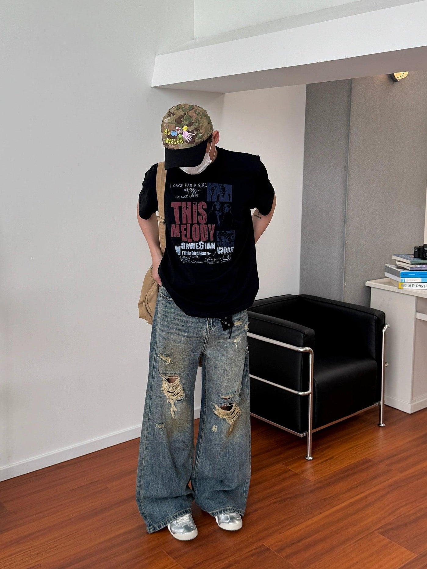 Nine Mud-Washed Ripped Jeans-korean-fashion-Jeans-Nine's Closet-OH Garments