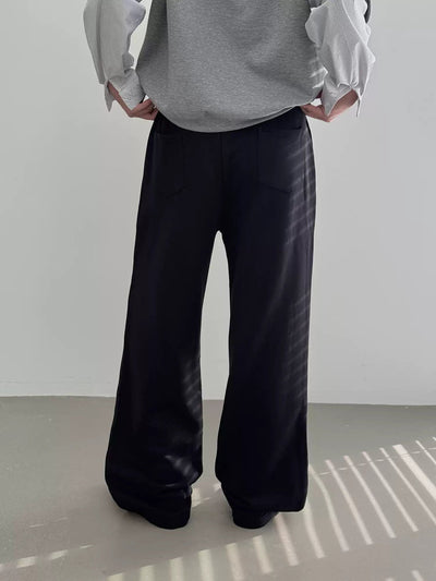 Nine Multi-Pocket Relaxed Fit Sweatpants-korean-fashion-Pants-Nine's Closet-OH Garments