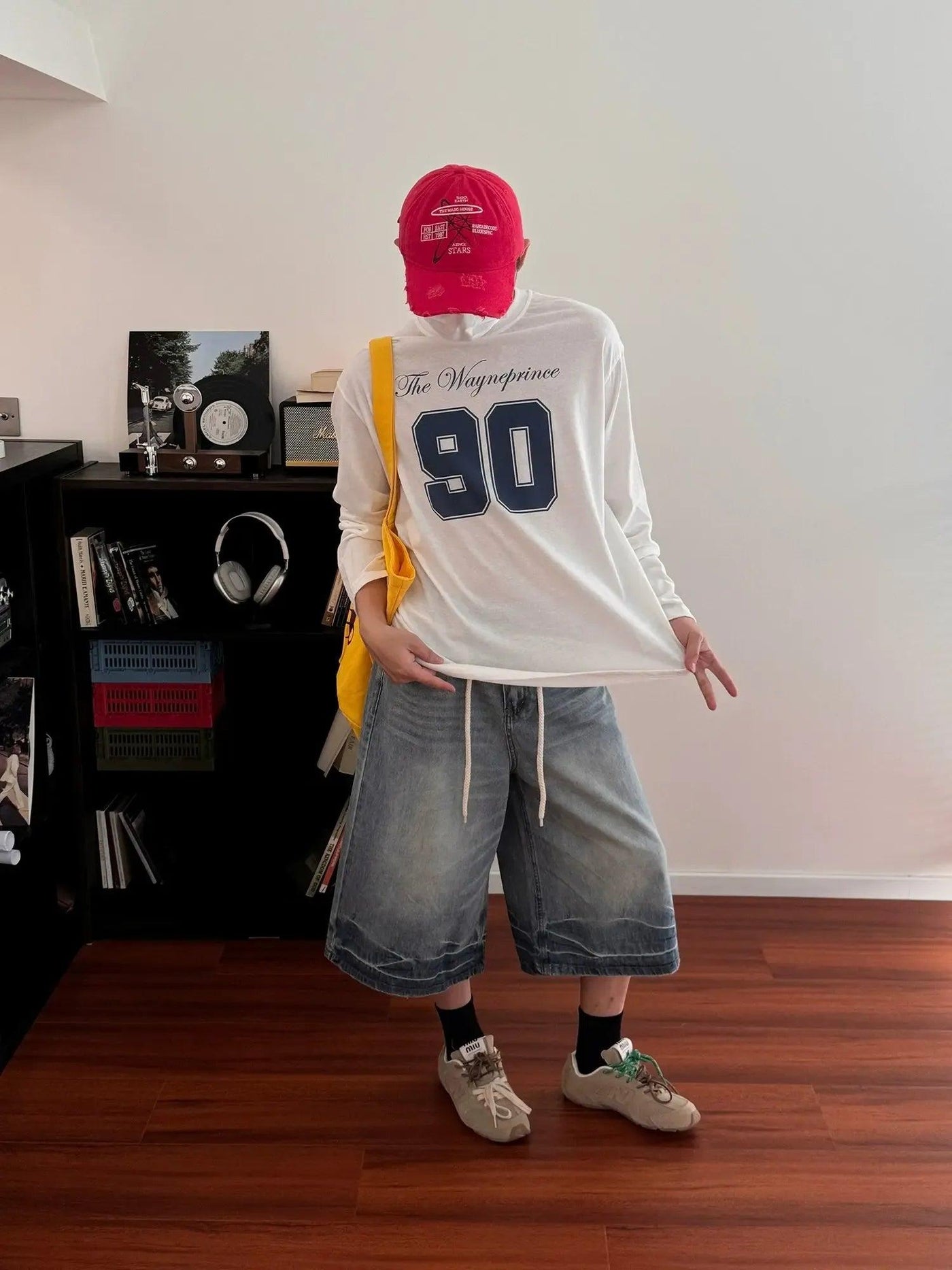 Nine Number 90 Sporty L/S T-Shirt-korean-fashion-T-Shirt-Nine's Closet-OH Garments