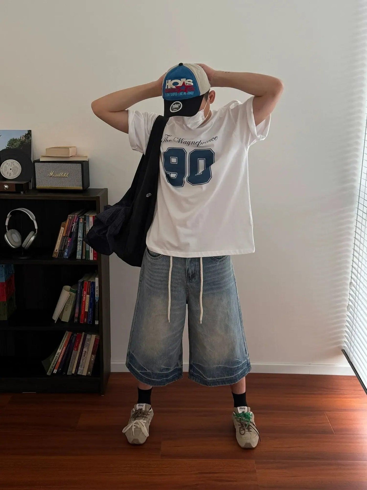 Nine Number 90 Sporty S/S T-Shirt-korean-fashion-T-Shirt-Nine's Closet-OH Garments