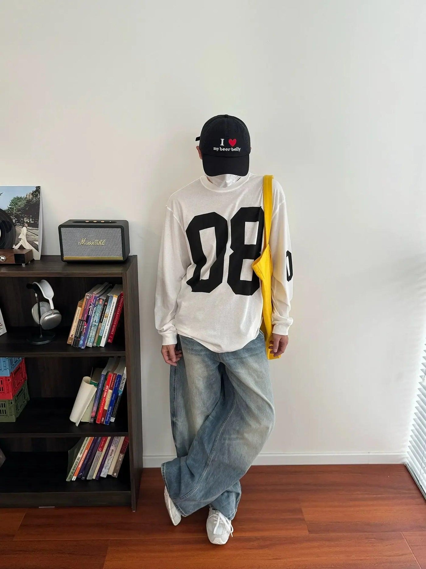 Nine Number Print Long Sleeve T-Shirt-korean-fashion-T-Shirt-Nine's Closet-OH Garments