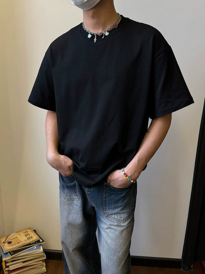 Nine Regular Fit Versatile T-Shirt-korean-fashion-T-Shirt-Nine's Closet-OH Garments