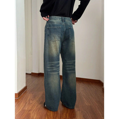 Nine Retro Fade and Whiskers Jeans-korean-fashion-Jeans-Nine's Closet-OH Garments