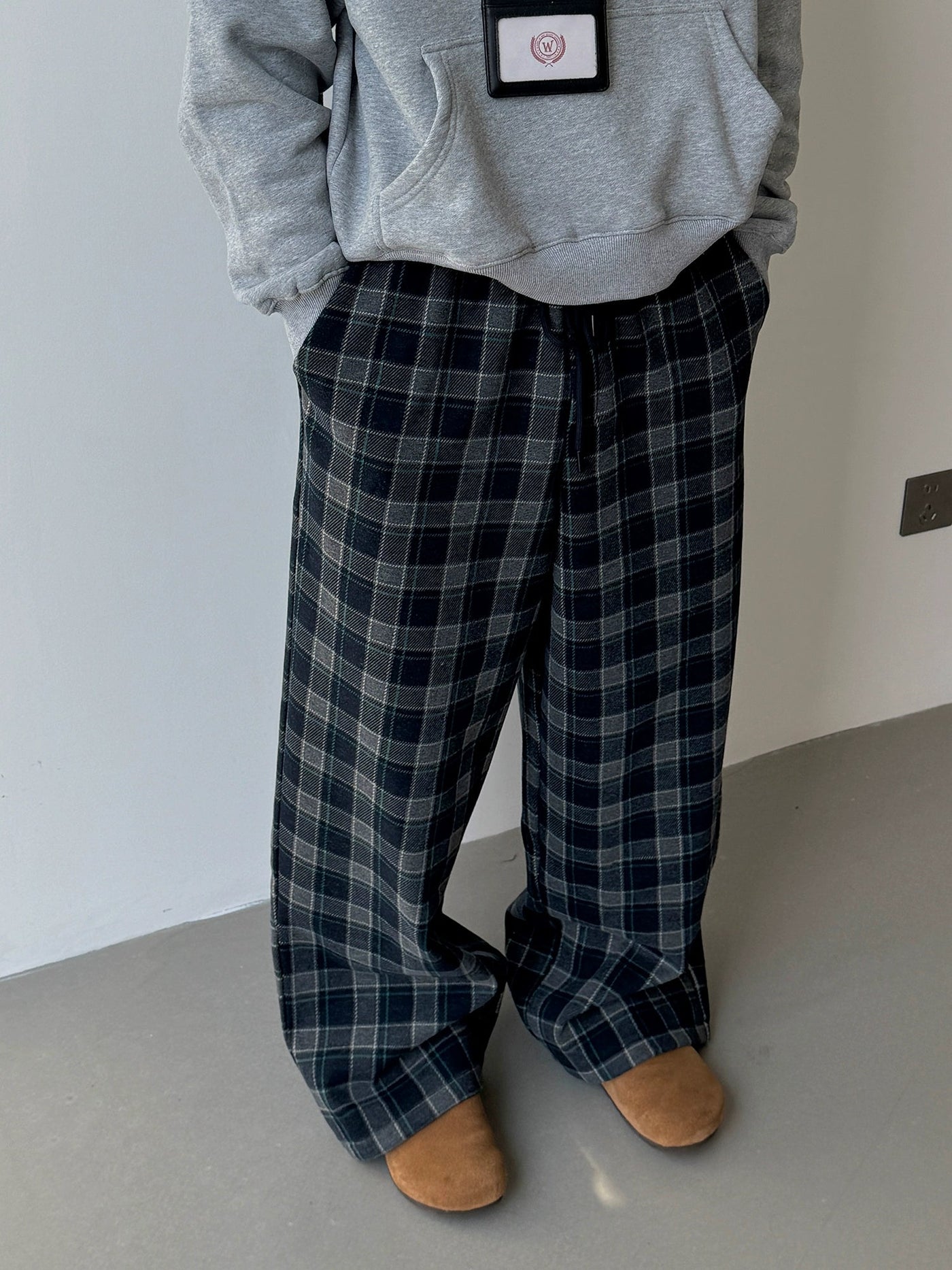 Nine Scottish Plaid Pants-korean-fashion-Pants-Nine's Closet-OH Garments