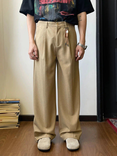 Nine Solid String Chord Trousers-korean-fashion-Trousers-Nine's Closet-OH Garments