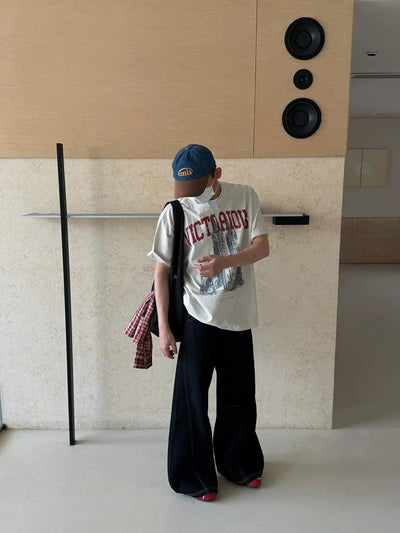 Nine Stitched Wide Leg Jeans-korean-fashion-Jeans-Nine's Closet-OH Garments