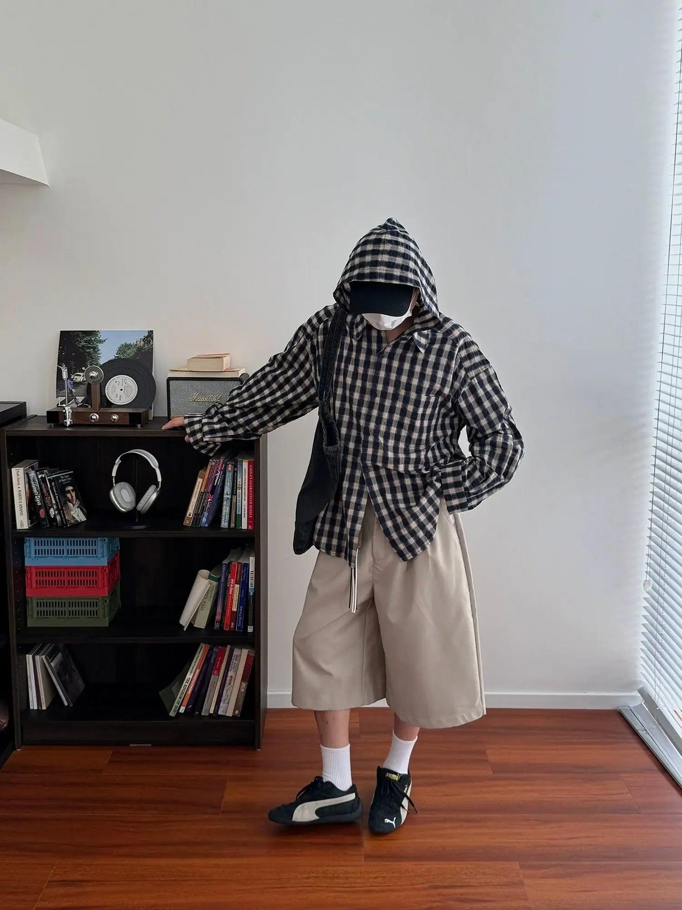 Nine String Detail Drape Pleated Shorts-korean-fashion-Shorts-Nine's Closet-OH Garments
