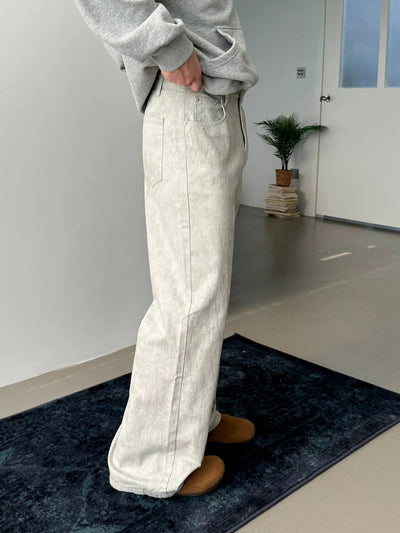 Nine Tie Dyed Floor-Length Jeans-korean-fashion-Jeans-Nine's Closet-OH Garments