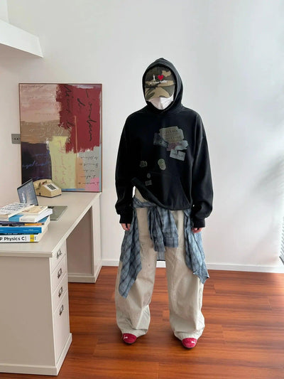Nine Vintage Graphic Print Hoodie-korean-fashion-Hoodie-Nine's Closet-OH Garments