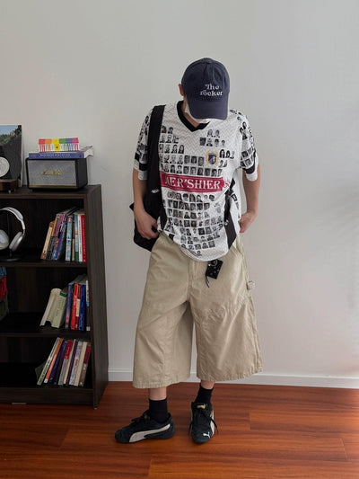 Nine Washed Carpenter Shorts-korean-fashion-Shorts-Nine's Closet-OH Garments