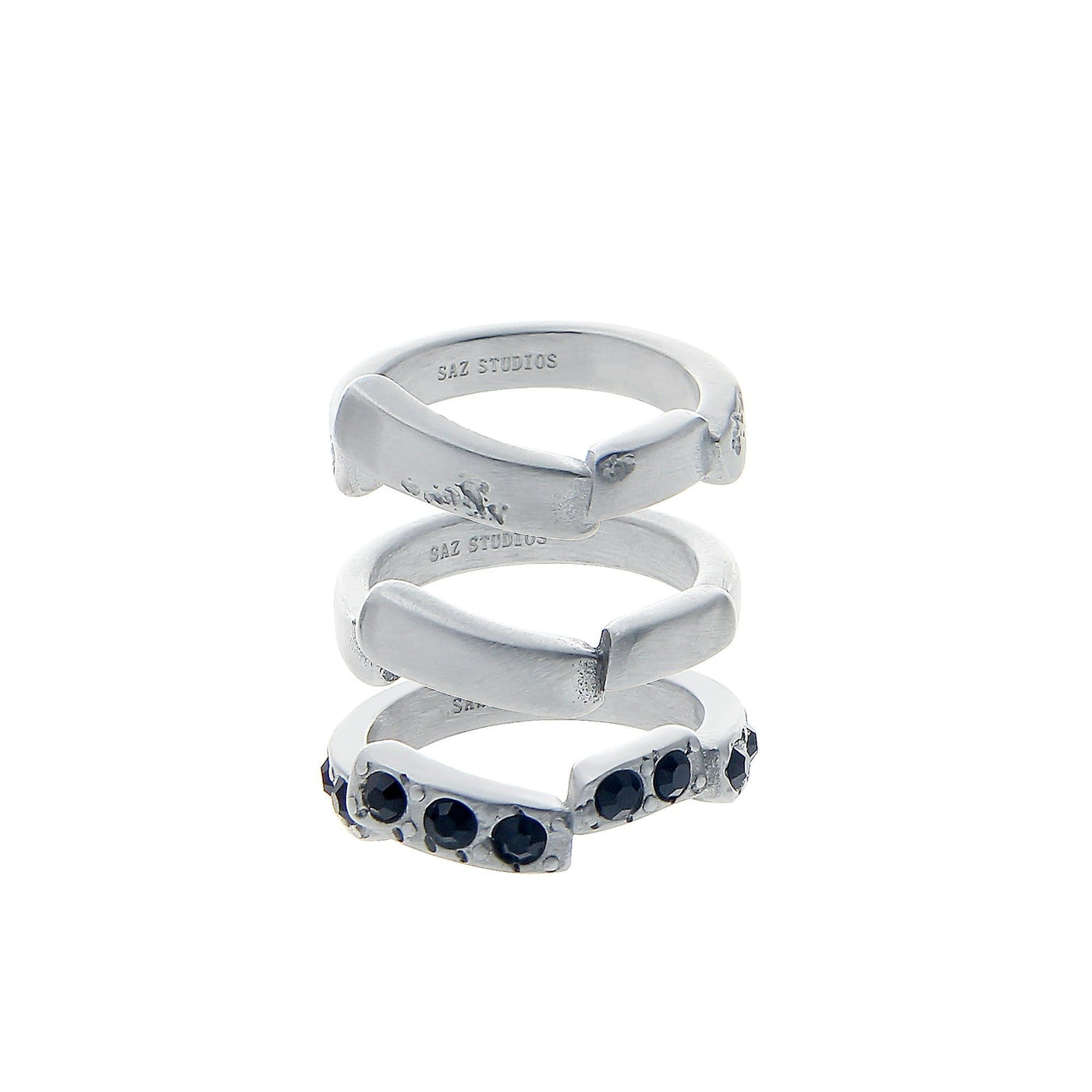 OH Abstract Metal Ring Set-korean-fashion-Ring-OH Atelier-OH Garments