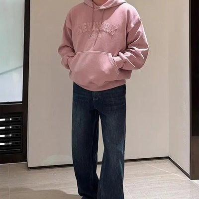 OH Acid Washed Straight Jeans-korean-fashion-Jeans-OH Atelier-OH Garments