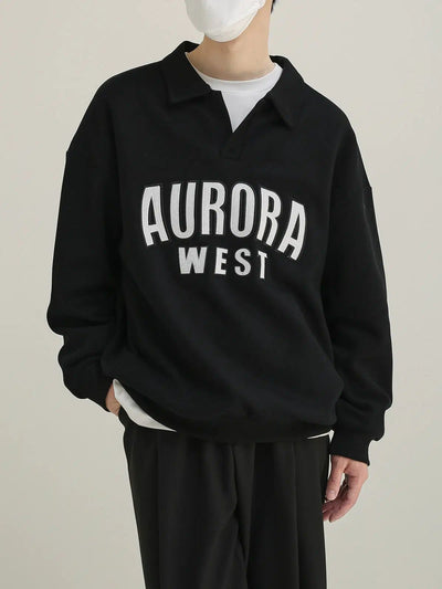 OH Aurora West Text Polo-korean-fashion-Jacket-OH Atelier-OH Garments