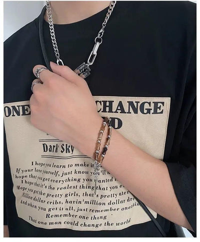 OH Bamboo Double-Layer Bracelet-korean-fashion-Bracelet-OH Atelier-OH Garments