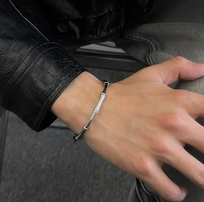 OH Bamboo Shape Bracelet-korean-fashion-Bracelet-OH Atelier-OH Garments