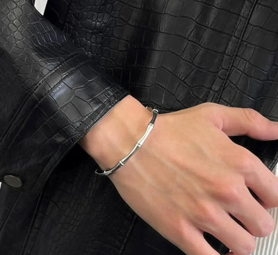 OH Bamboo Shape Bracelet-korean-fashion-Bracelet-OH Atelier-OH Garments