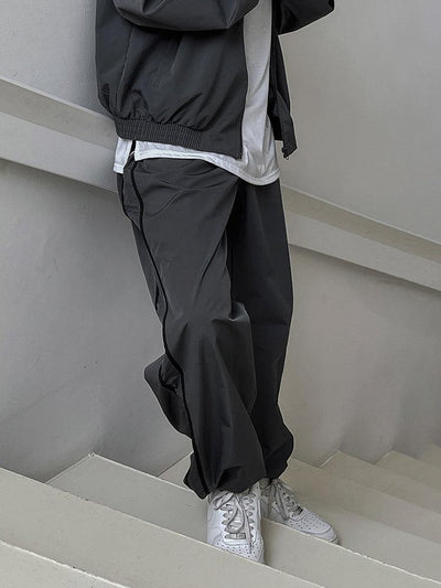 OH Bar Striped Contrast Track Pants-korean-fashion-Pants-OH Atelier-OH Garments