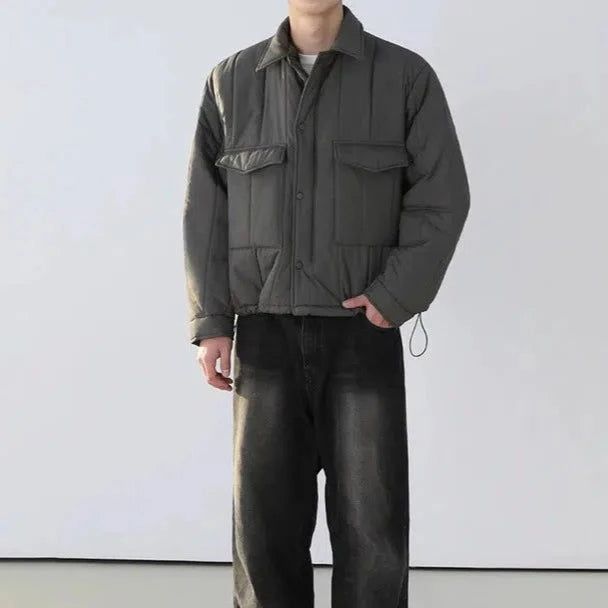 OH Big Pocket Lined Workwear Jacket-korean-fashion-Jacket-OH Atelier-OH Garments