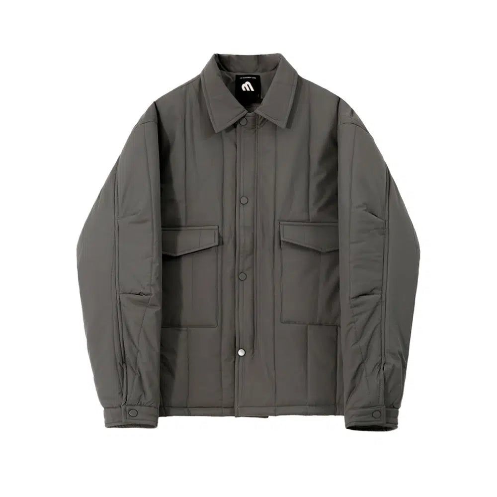 OH Big Pocket Lined Workwear Jacket-korean-fashion-Jacket-OH Atelier-OH Garments
