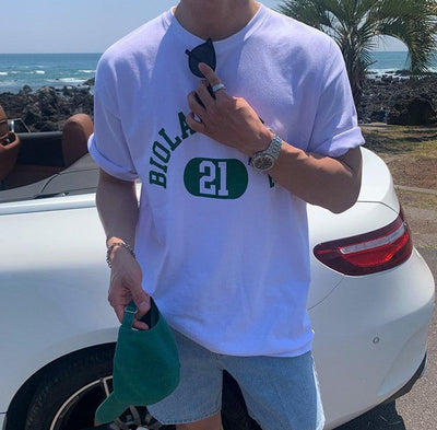 OH Biola College Casual T-Shirt-korean-fashion-T-Shirt-OH Atelier-OH Garments